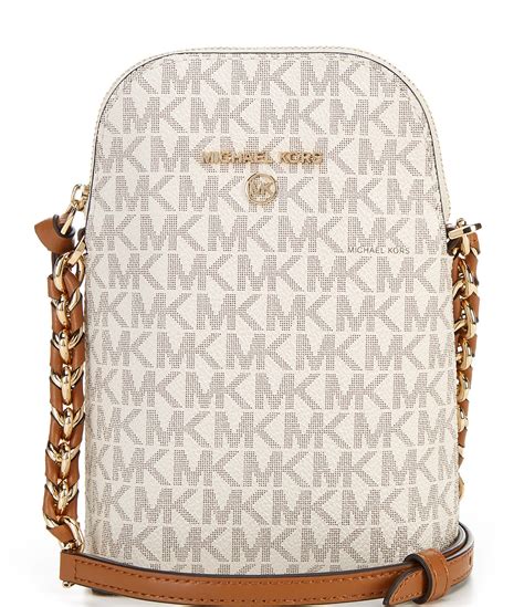 michael kors jet set charm north south chain crossbody bag